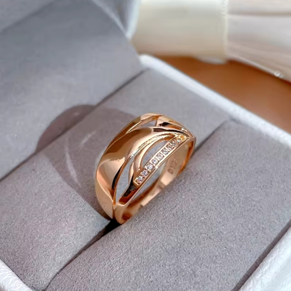 Rose Gold CZ Ring